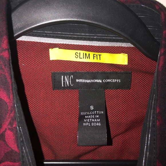 INC Flowered Shirt. - Picture 3 of 3